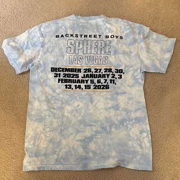 NEW Backstreet Boy’s Tie Dyed T-Shirt from Into the Millennium Sphere Winter L - Picture 7 of 14